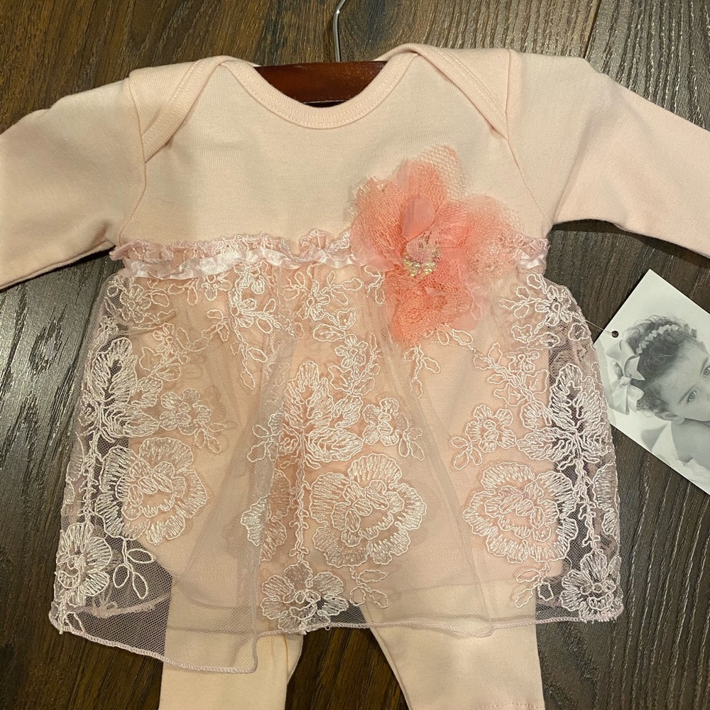 Bebemonde Pink Top and Pant Set NWT